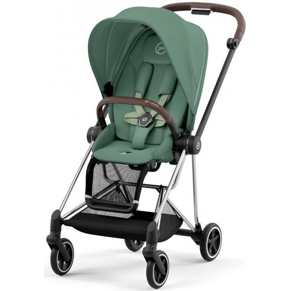Cybex Mios 4.0 коляска 2 в 1 Leaf Green шасі Chrome Brown 000074 фото
