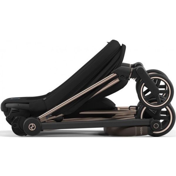 Прогулянкова коляска Cybex Mios 4.0 Sepia Black шасі Rosegold 7789 фото
