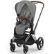 Cybex Priam 4.0 коляска 2 в 1 Mirage Grey шасі Chrome Brown 000048 фото 4