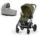 Коляска Cybex Balios S Lux Taupe 2 в 1 Moss Green / Люлька Stone Grey 000079123 фото