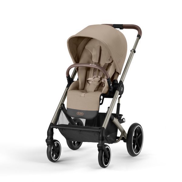 Коляска Balios S Lux TPE Almond Beige (з бампером) 522005233 фото