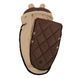 Чохол зимовий для ніг та вкладка для візочка Kaiser XL EARS WOOL 2 в 1, Chocolate 6582585 фото 3