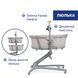 Ліжечко-стільчик 5 в 1 Chicco Baby Hug Pro 87076.96 фото 6