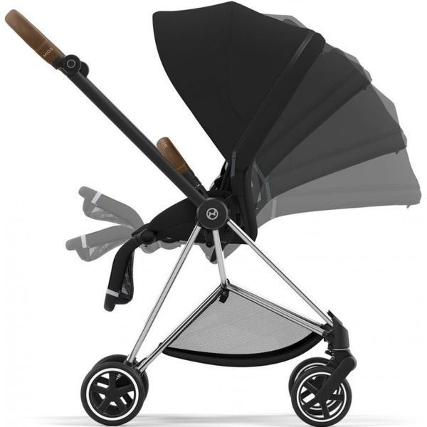 Прогулянкова коляска Cybex Mios 4.0 Sepia Black шасі Chrome Brown 7788 фото