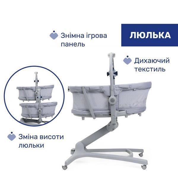 Ліжечко-стільчик 5 в 1 Chicco Baby Hug Pro 87076.40 фото