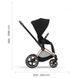 Коляска Cybex Priam Sepia Black шасі Rosegold 4.0 7782 фото 8