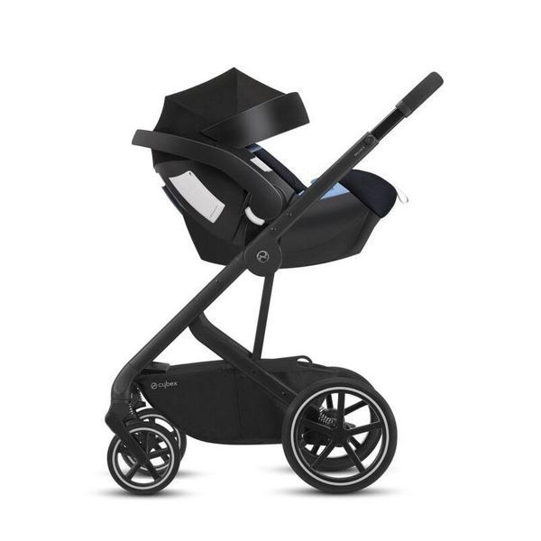 Коляска Cybex Balios S Lux 3 в 1 Moon Black / Aton B2 i-Size Volcano Black 000034 фото