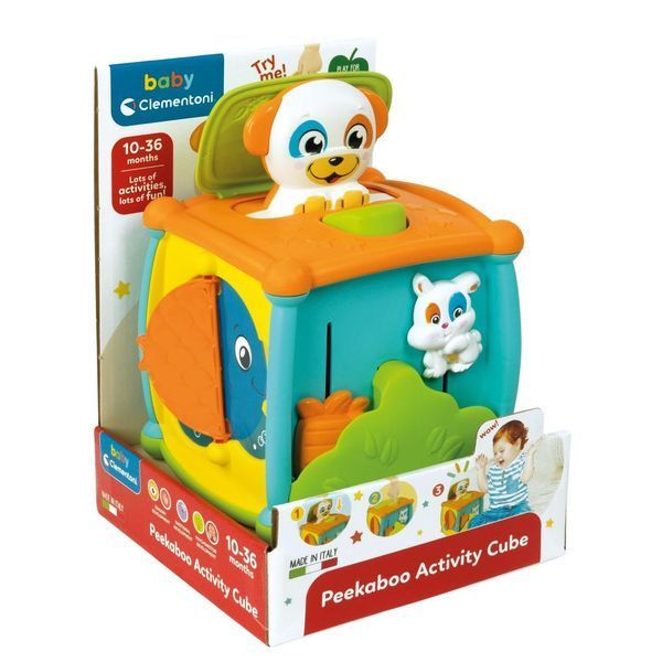 Розвиваюча іграшка Clementoni "Peekaboo Activity Cube" 17672 фото