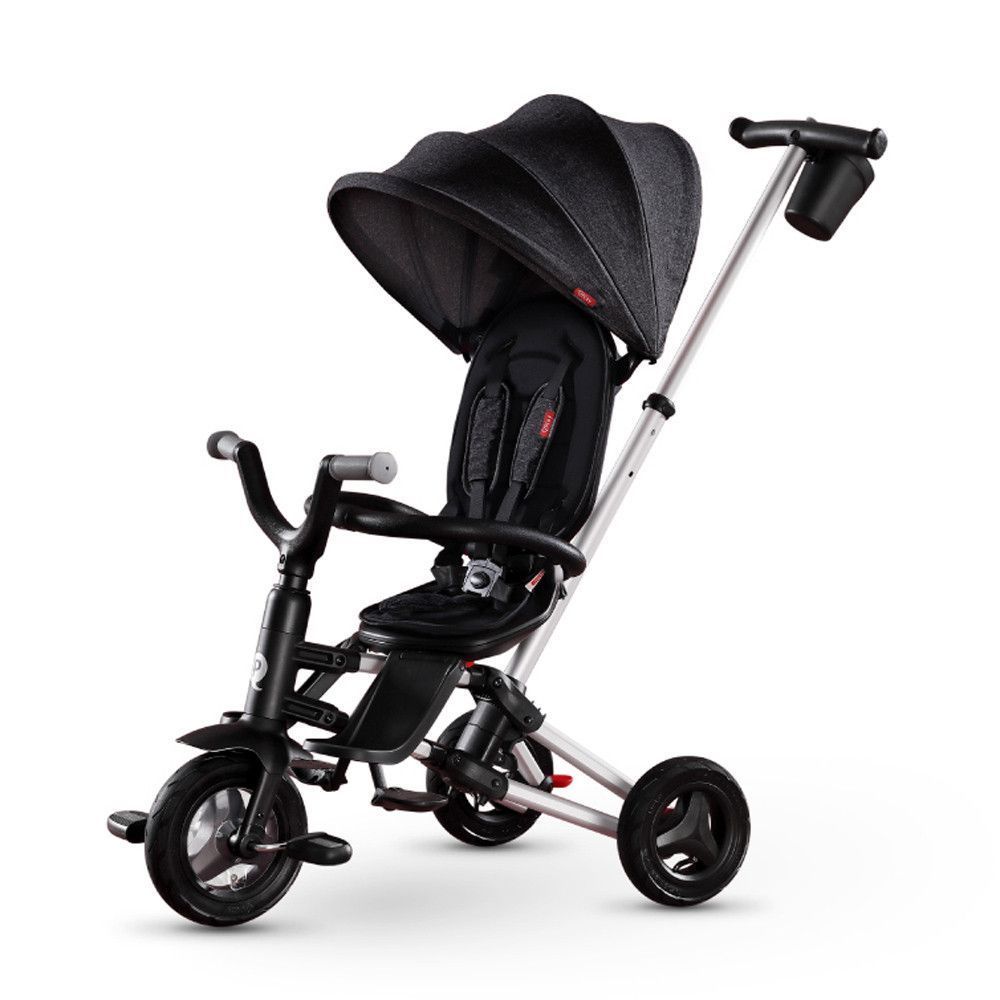 Велосипед складаний триколісний Qplay Nova Plus (Rubber Black) 2121082326 фото