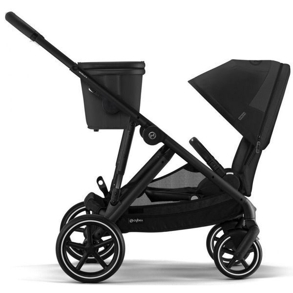 Коляска для двійні Cybex Gazelle S Moon Black 000010 фото
