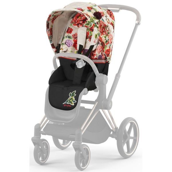 Cybex Priam 4.0 коляска 2 в 1 Blossom Light шасси Rosegold 000050 фото