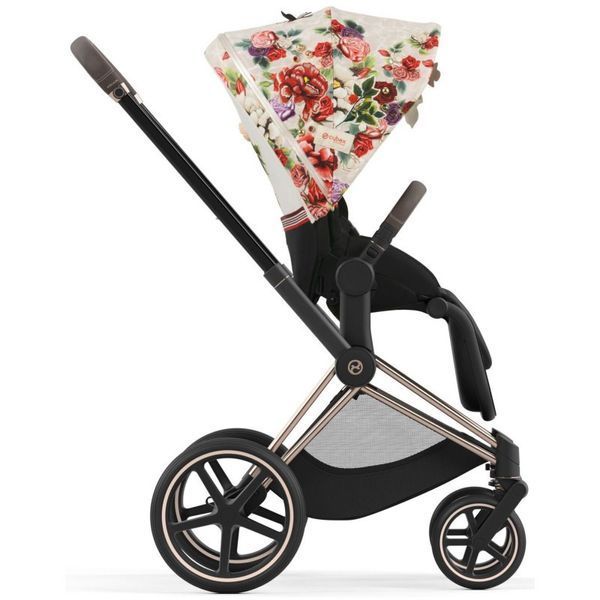Cybex Priam 4.0 коляска 2 в 1 Blossom Light шасси Rosegold 000050 фото