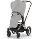 Cybex Priam 4.0 коляска 2 в 1 Blossom Light шасси Rosegold 000050 фото 8