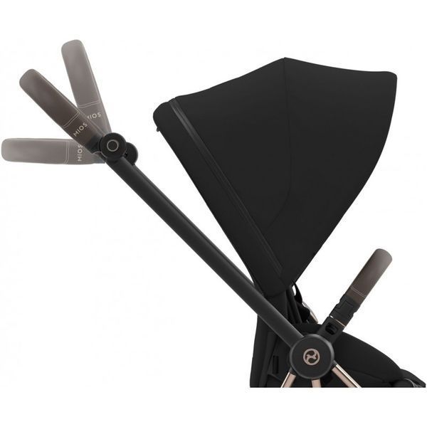 Прогулянкова коляска Cybex Mios 4.0 Sepia Black шасі Rosegold 7789 фото