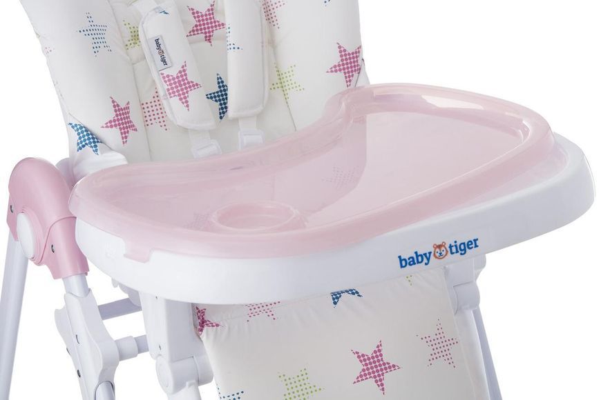 Стільчик для годування Babytiger Kiki Grey (BTKKIKIGRY0000) Рожевий 2608628245 фото