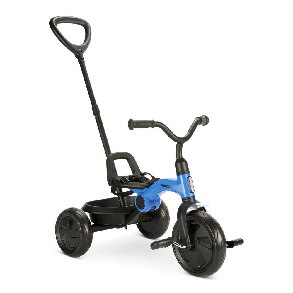 Велосипед складаний триколісний дитячий із батьківською ручкою Ant+ Blue T190-2Ant+Blue фото