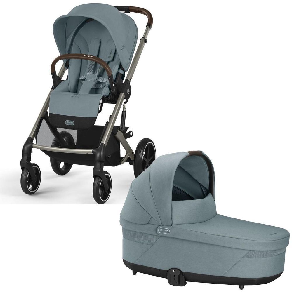 Коляска Cybex Balios S Lux Taupe 2 в 1 Stormy Blue 000047 фото