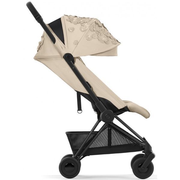 Cybex Coya Simply Flowers Beige шасі matt black прогулянкова коляска 522003151 фото