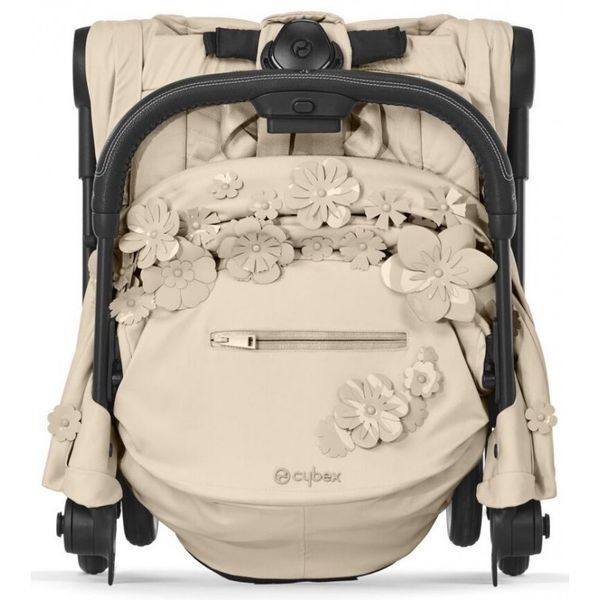 Cybex Coya Simply Flowers Beige шасі matt black прогулянкова коляска 522003151 фото