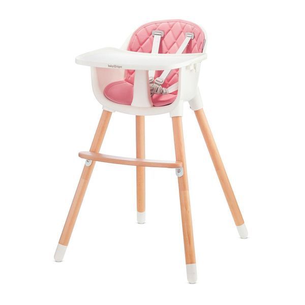 Стільчик для годування Babytiger Tini Gray (BTKTINIGRY0000) Рожевий 2608628247 фото