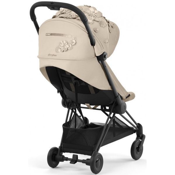 Cybex Coya Simply Flowers Beige шасі matt black прогулянкова коляска 522003151 фото