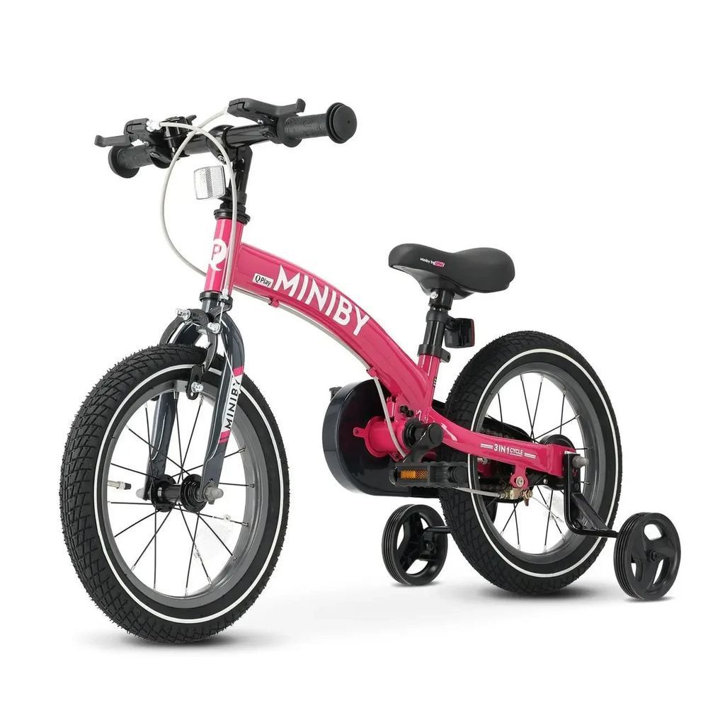 Велосипед-біговіл на 14 дюймів Qplay Miniby, Pink 2324004608 фото