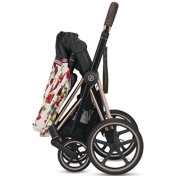 Прогулянкова коляска Cybex Priam 4.0 Blossom Light на шасі Rosegold 1260987395 фото