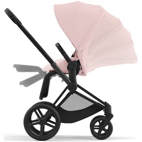 Cybex Priam 4.0 коляска 3 в 1 Peach Pink шасі Matt Black 000030 фото