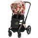 Прогулянкова коляска Cybex Priam 4.0 Blossom Light на шасі Rosegold 1260987395 фото