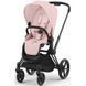 Cybex Priam 4.0 коляска 3 в 1 Peach Pink шасі Matt Black 000030 фото 4