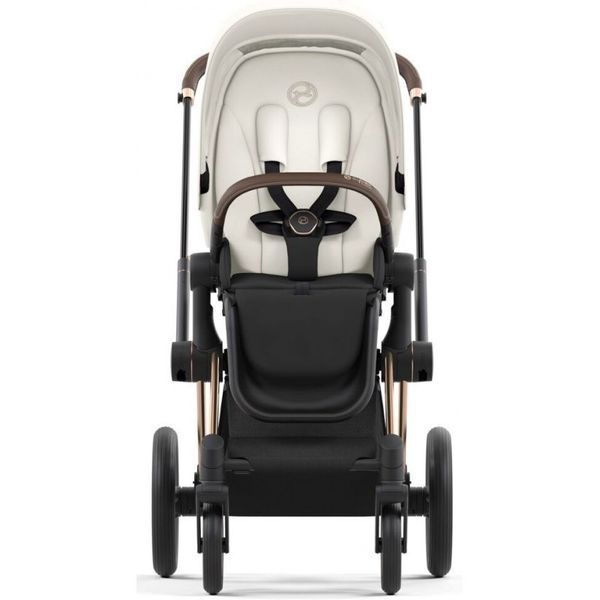 Cybex Priam 4.0 коляска 2 в 1 Off White шасі Rosegold 000057 фото