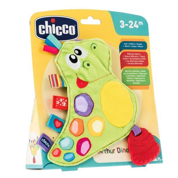 Игрушка мягкая Chicco Динозаврик Дино 07894.00 фото