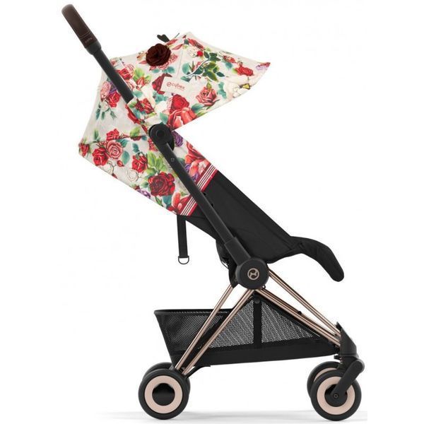 Прогулянкова коляска Cybex Coya Spring Blossom Light шасі rosegold 522003071 фото