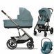 Візочок Cybex Balios S Lux 3 в 1 Stormy Blue автокрісло Cloud G plus 0000329 фото