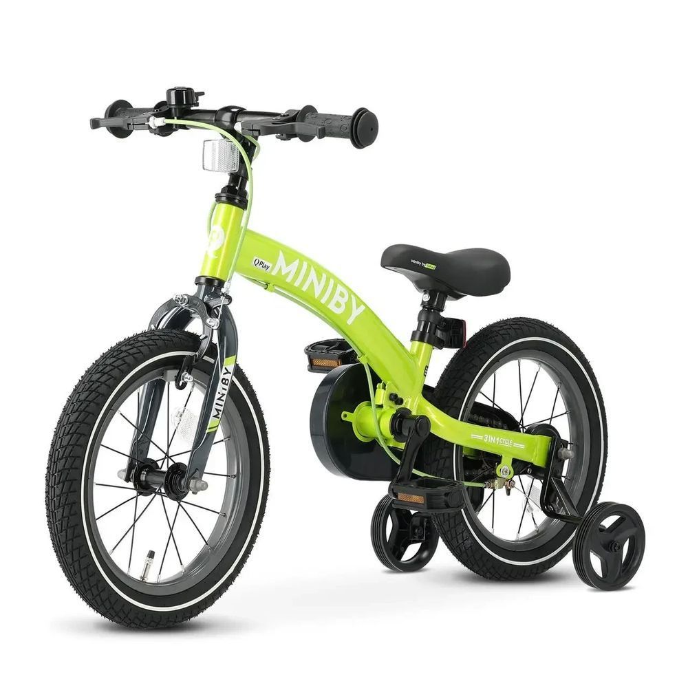 Велосипед-біговіл на 14 дюймів Qplay Miniby, Green 2324018771 фото