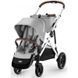 Коляска для двійні Cybex Gazelle S Silver Lava Grey 000011 фото 5
