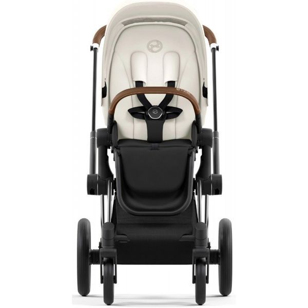 Cybex Priam 4.0 коляска 2 в 1 Off White шасі Chrome Brown 000049 фото