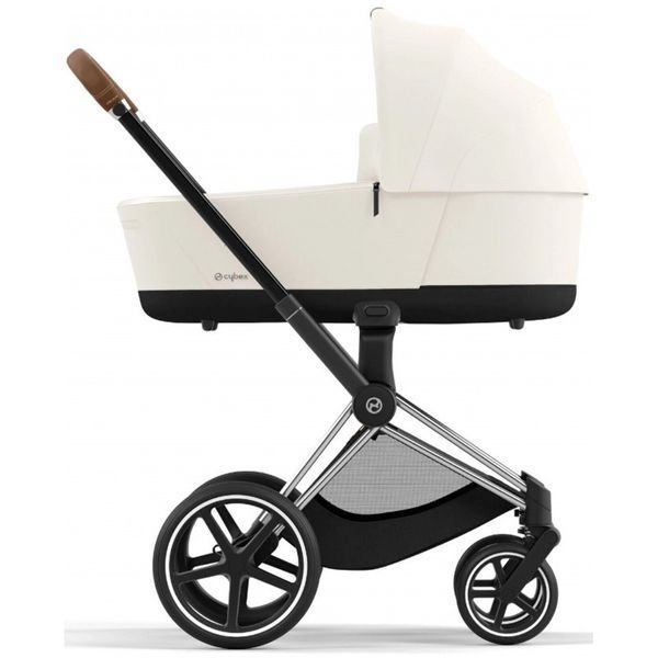 Cybex Priam 4.0 коляска 2 в 1 Off White шасі Chrome Brown 000049 фото