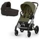Коляска Cybex Balios S Lux Taupe 2 в 1 Moss Green / Люлька Chocolate Brown 0000791231 фото