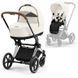 Cybex Priam 4.0 коляска 2 в 1 Off White шасі Chrome Brown 000049 фото