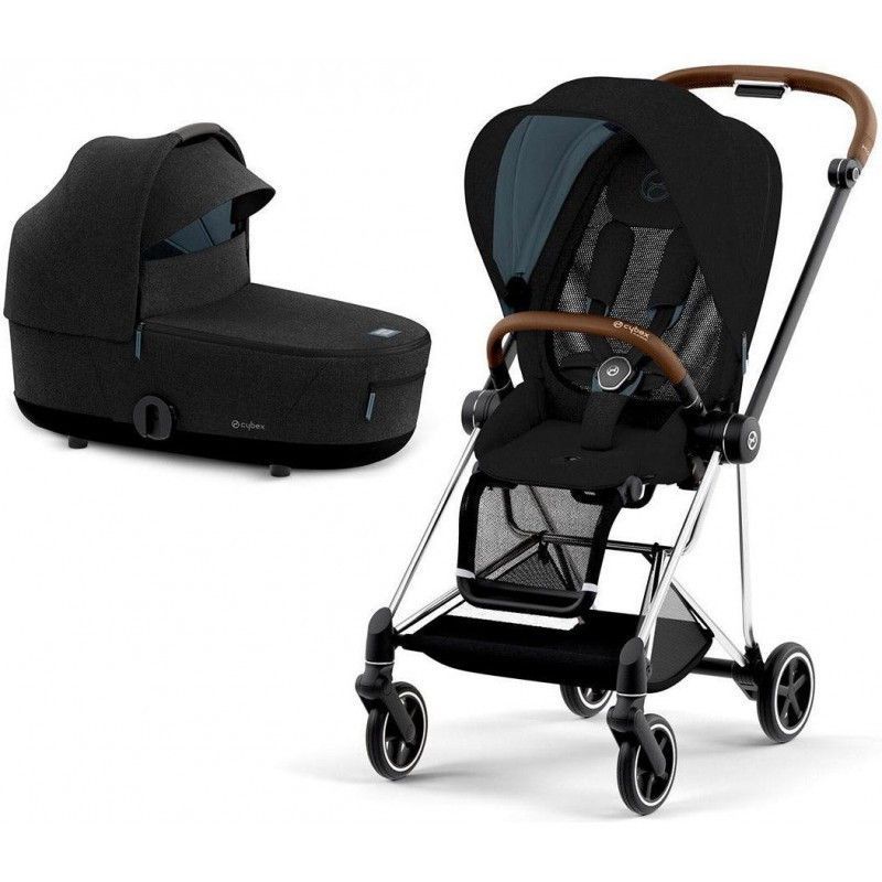 Cybex Mios 4.0 коляска 2 в 1 Sepia Black шасі Chrome Brown 000072 фото