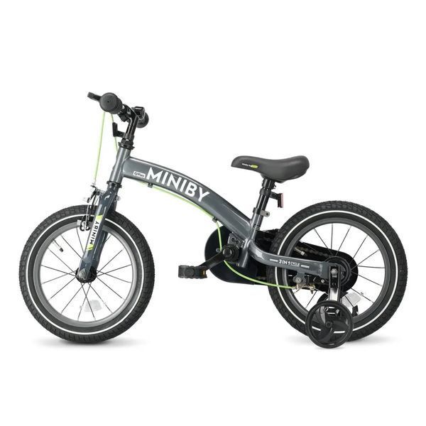 Велосипед-біговіл на 14 дюймів Qplay Miniby, Grey 2324020390 фото
