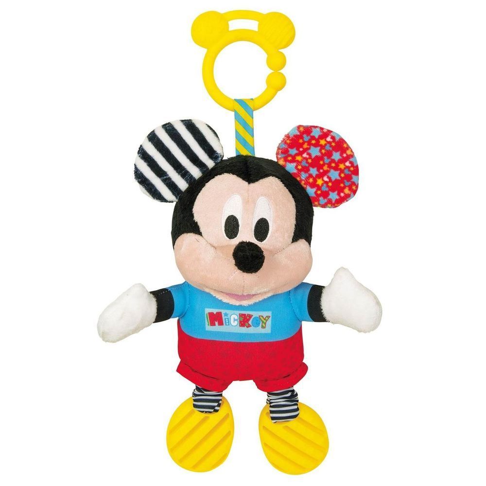 М'яка іграшка на коляску Clementoni "Baby Mickey", серія "Disney Baby" 17165 фото