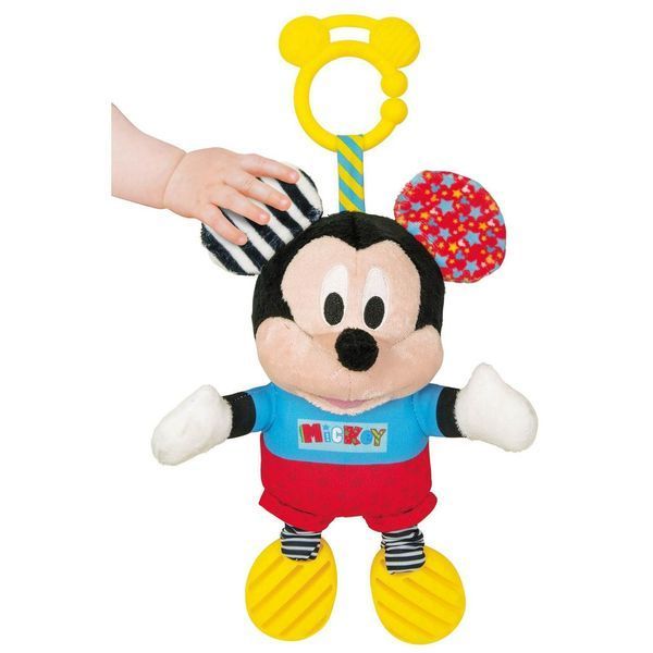 М'яка іграшка на коляску Clementoni "Baby Mickey", серія "Disney Baby" 17165 фото