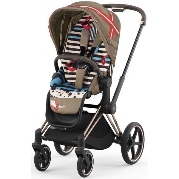 Cybex Priam Karolina Kurkova 4.0 шасі Rosegold коляска 2 в 1 000055 фото