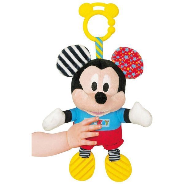 М'яка іграшка на коляску Clementoni "Baby Mickey", серія "Disney Baby" 17165 фото