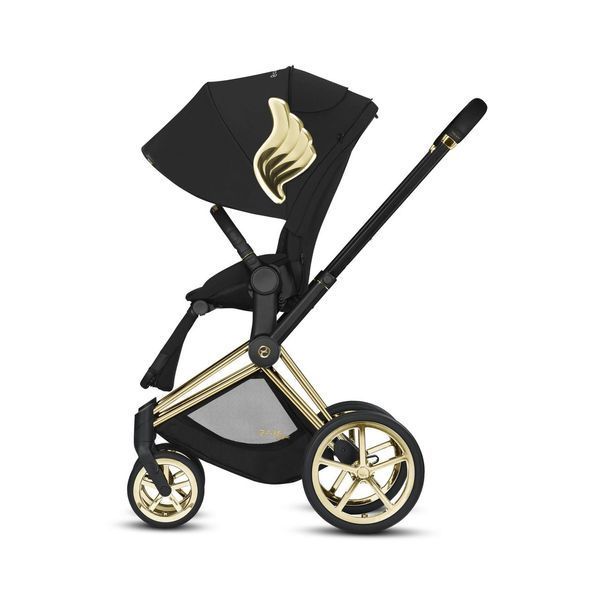 Прогулянкова коляска Cybex Priam by Jeremy Scott (Wings black) 519001979 фото