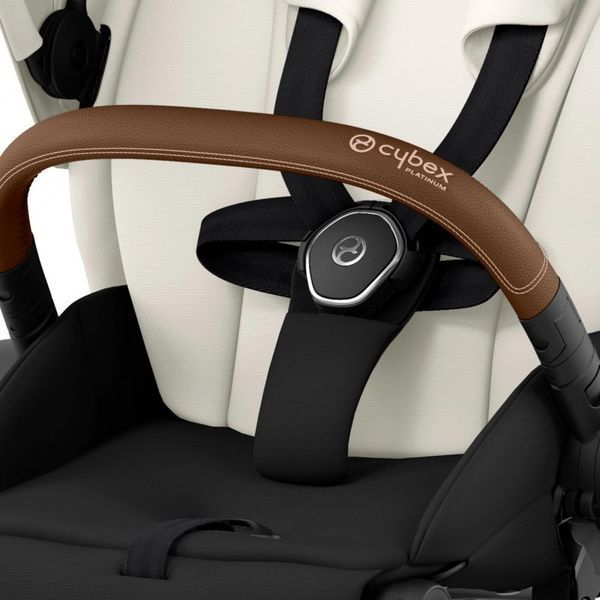 Cybex Priam 4.0 коляска 2 в 1 Off White шасі Chrome Brown 000049 фото
