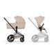 Візок Cybex Priam 2 в 1 Cozy Beige шасі Matt Black 2026 року 526000021 фото 2