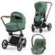 Cybex Priam 4.0 коляска 3 в 1 Leaf Green шасі Chrome Brown 000039 фото
